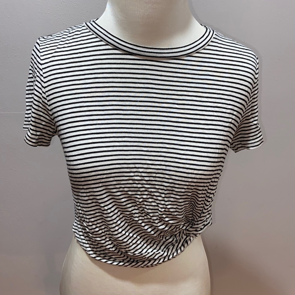 Striped crop top from Forever21